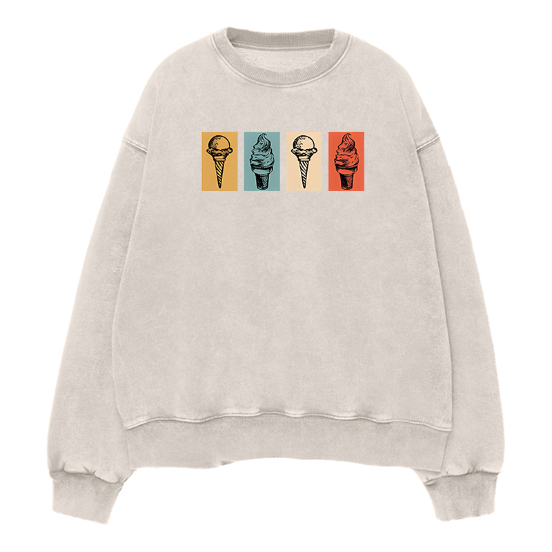 Retro Ice Cream Unisex Crewneck Sweatshirt