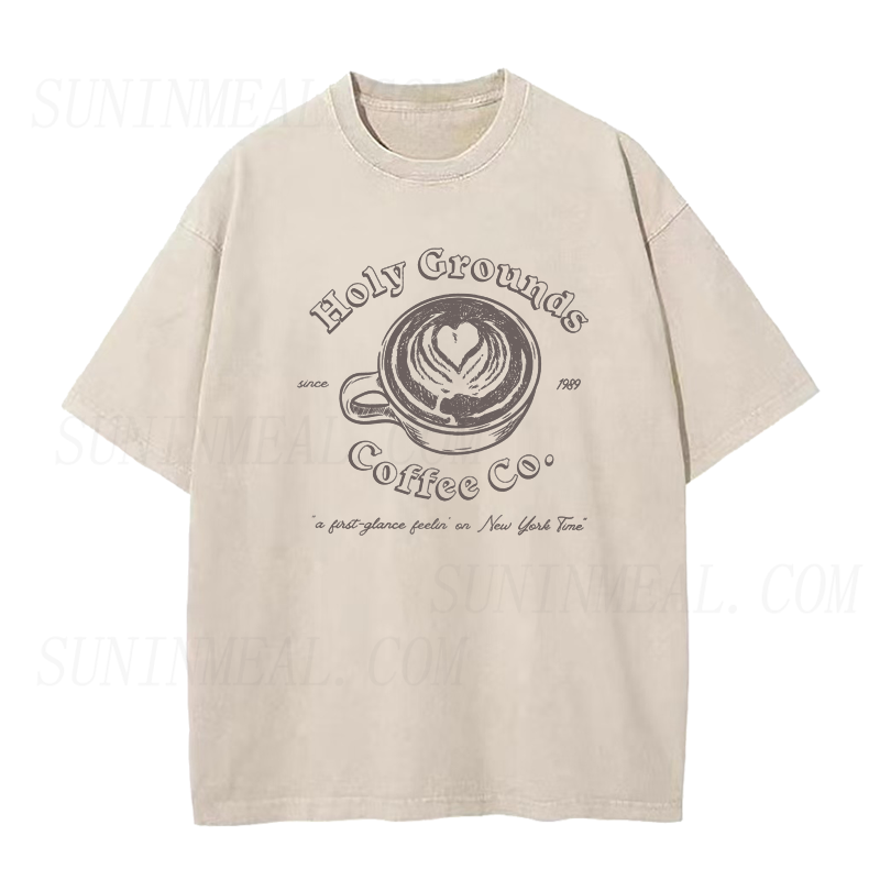 The Holy Grounds Coffee Shop Tee
