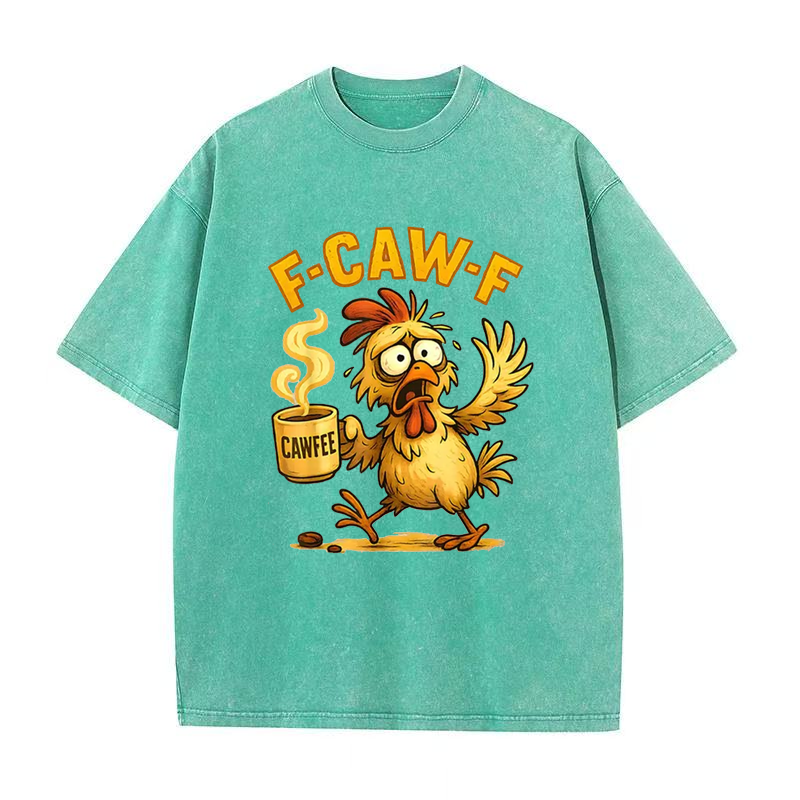 Funny Chicken Humor F-Caw-F Tee