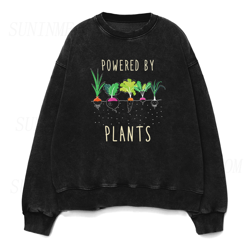 Powered By Plants Unisex Crewneck Sweatshirt