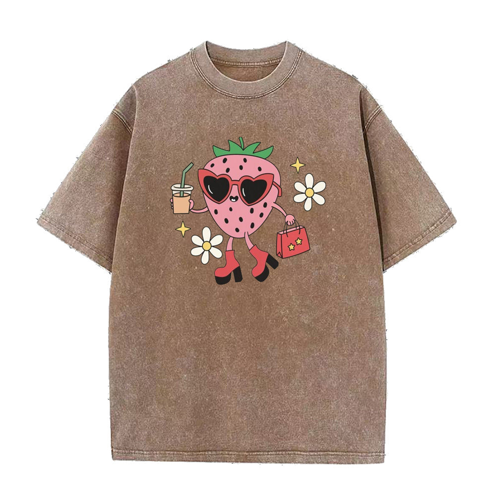 shopping Strawberry Unisex Tee