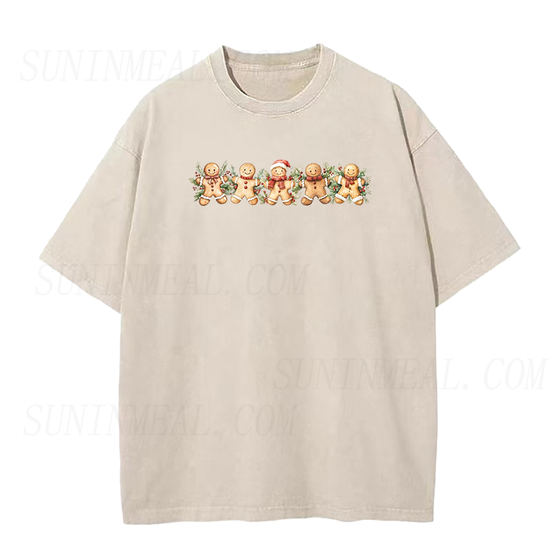 Gingerbread Man Christmas Unisex Tee