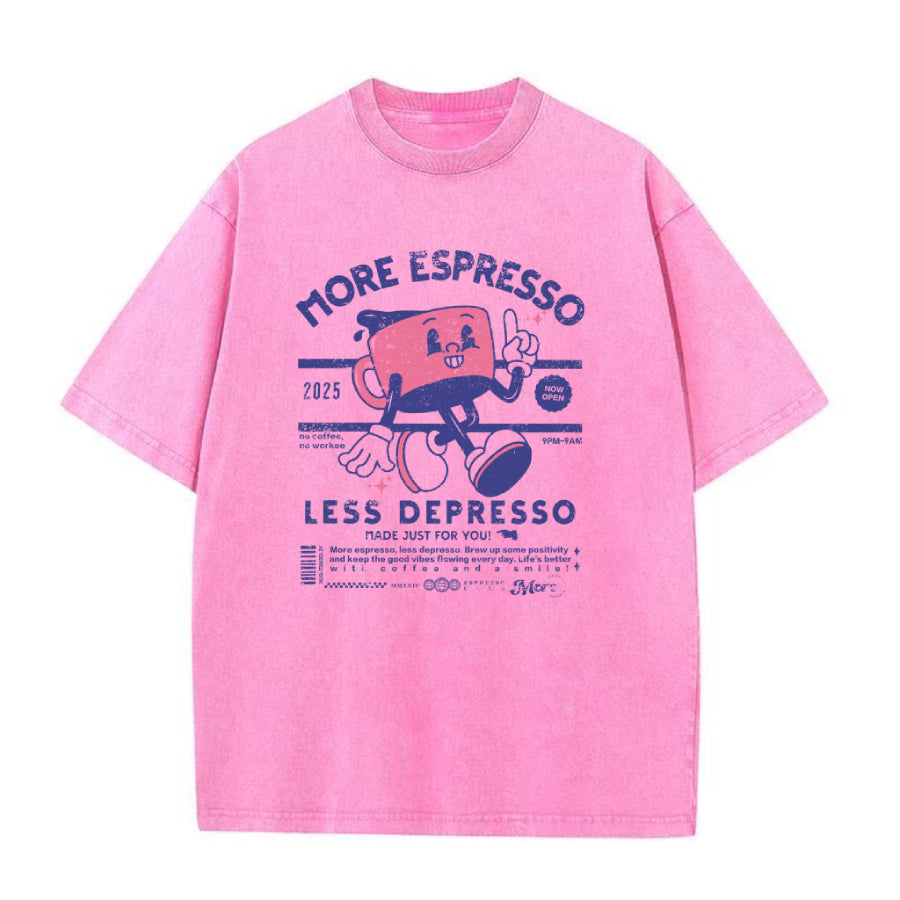 モア・エスプレッソ・レス・デプレッソ ユニセックスTシャツ