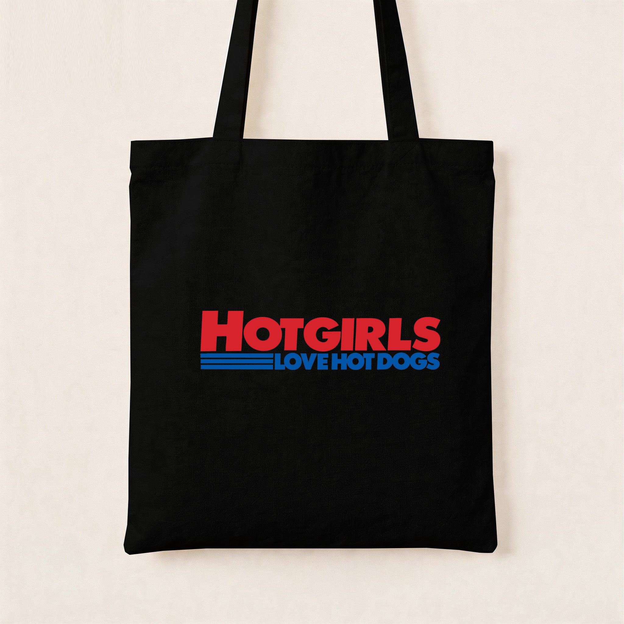 Hot Girls Love Hot Dogs Canvas Tote Bag
