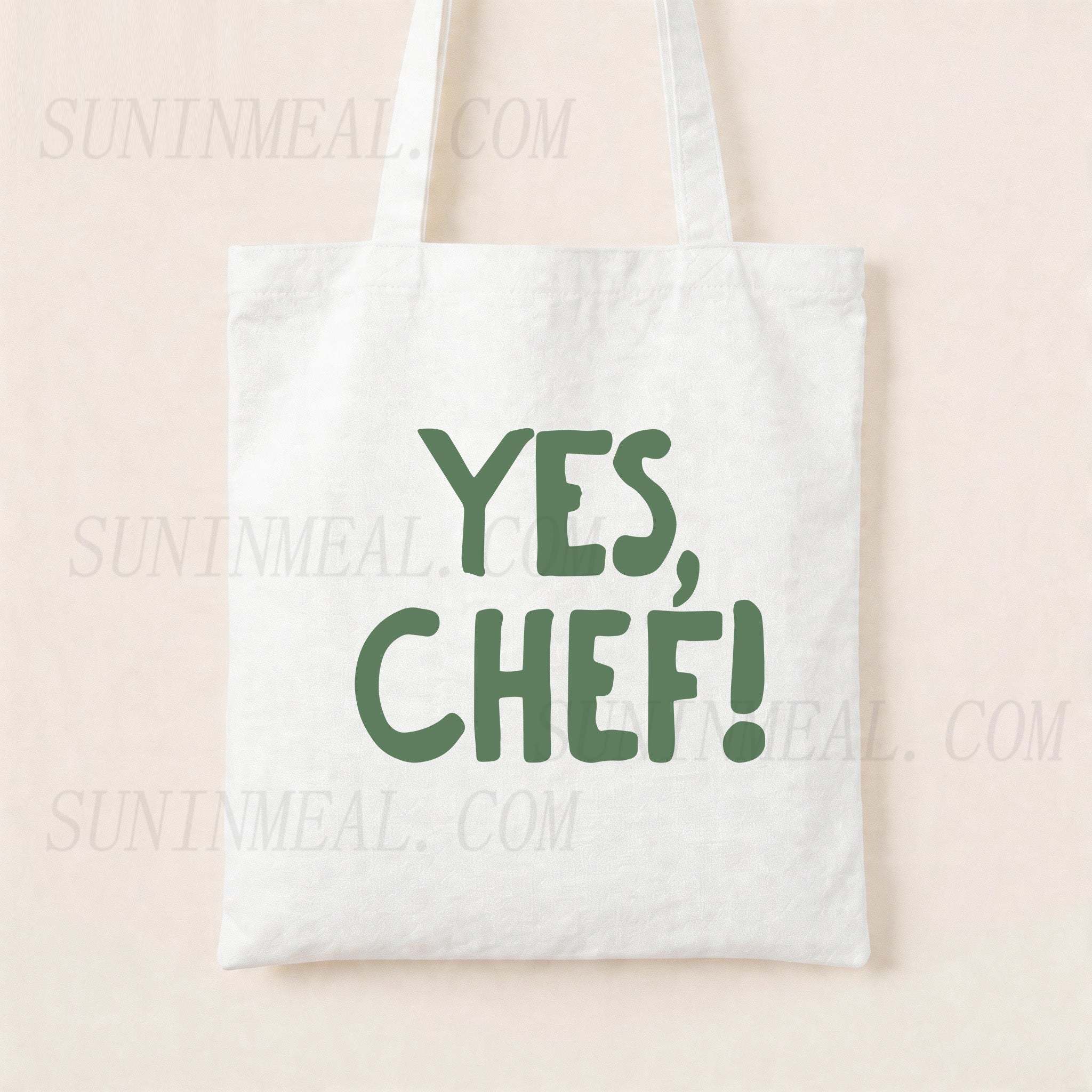 Yes Chef Canvas Tote Bag