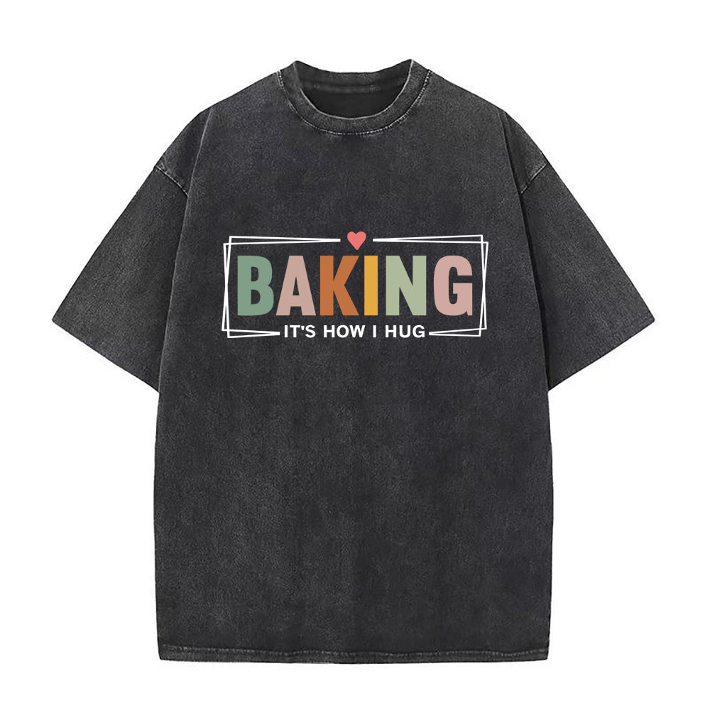 baking it's how I hug Unisex Tee