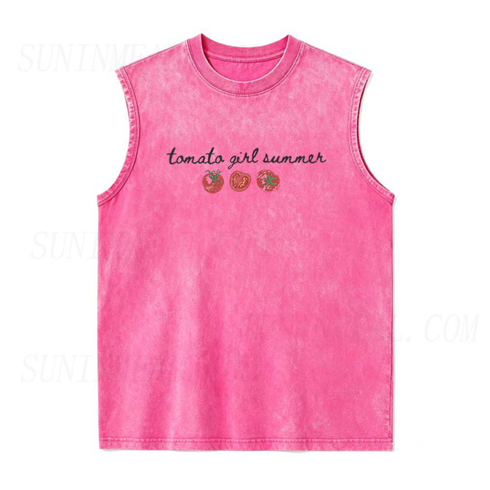Tomato Girl Summer Unisex Tank Top