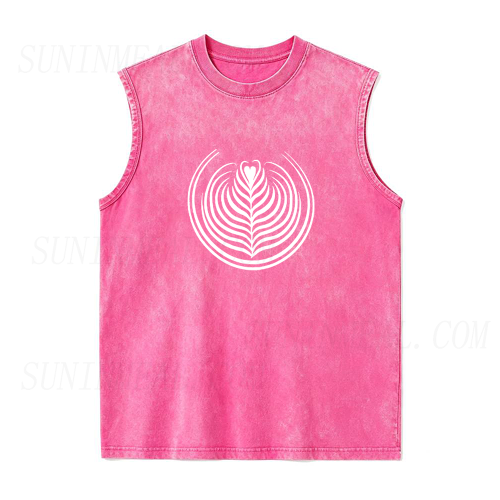 Coffee Latte Art Unisex Tank Top