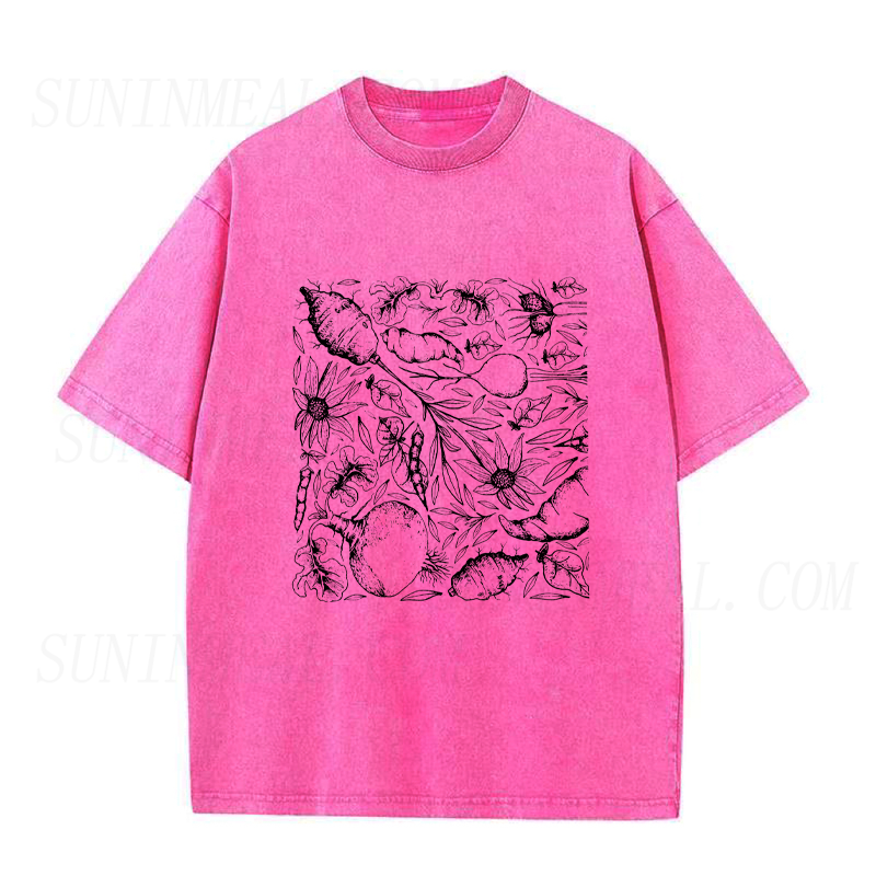 Vintage Vegetables & Roots Unisex Tee