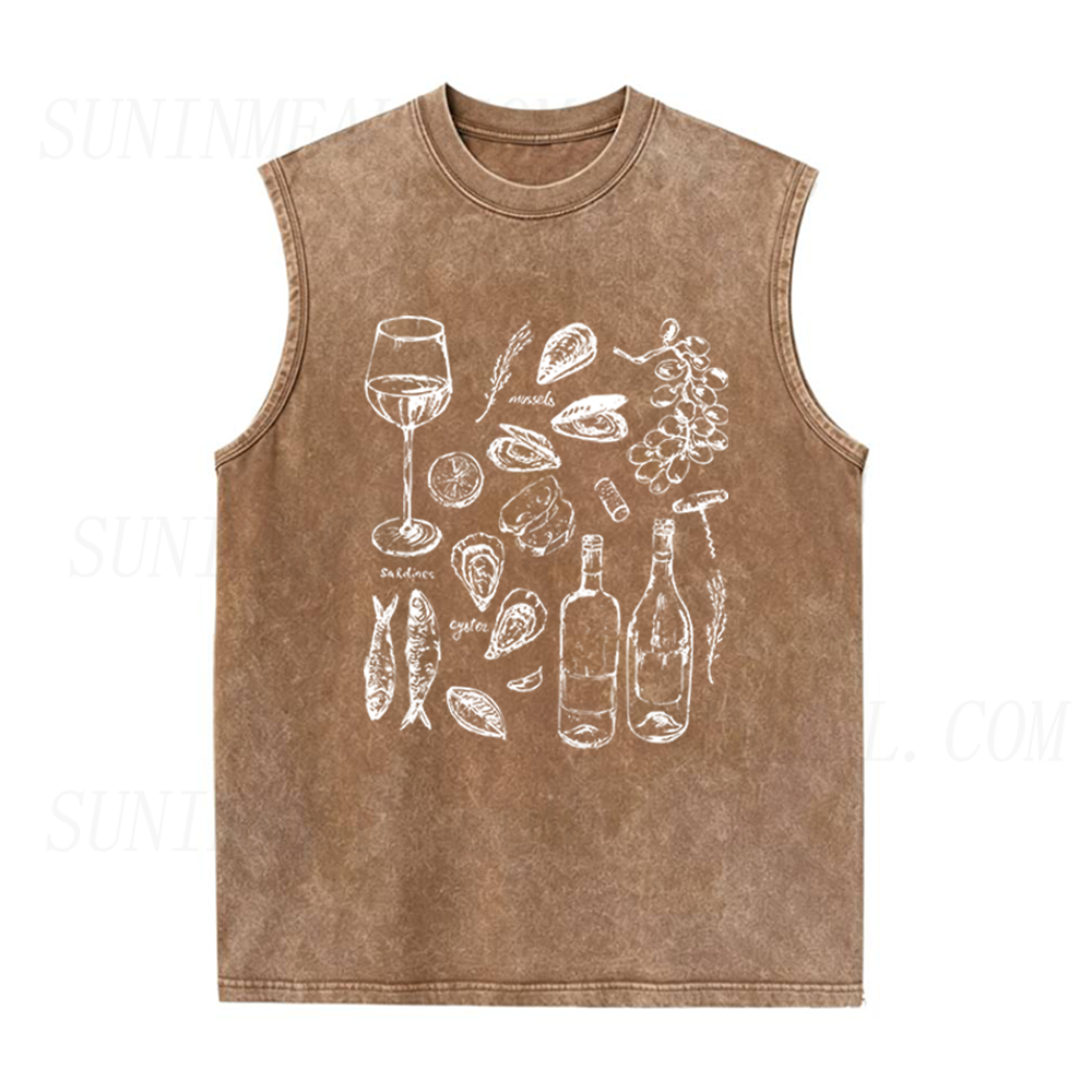Ocean Wine Grapes Unisex Tank Top