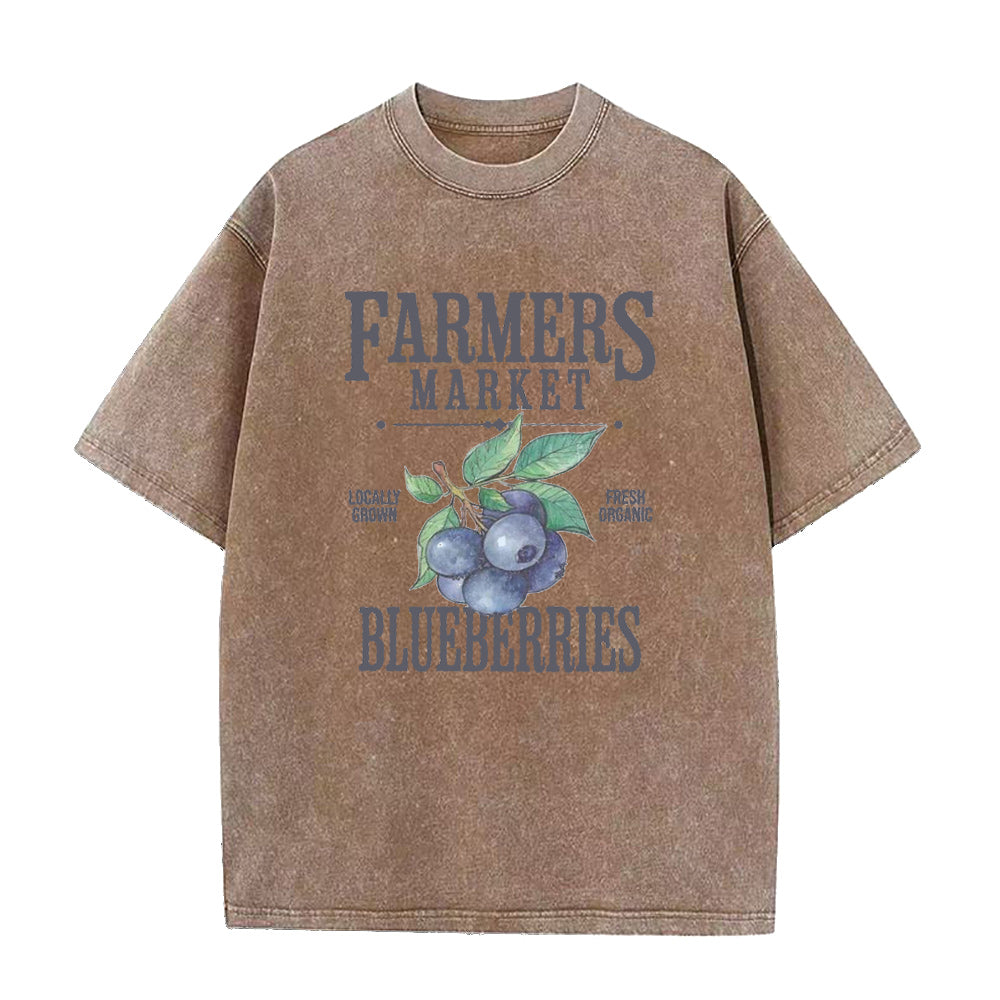 Farmers Market Blueberries Unisex Tee
