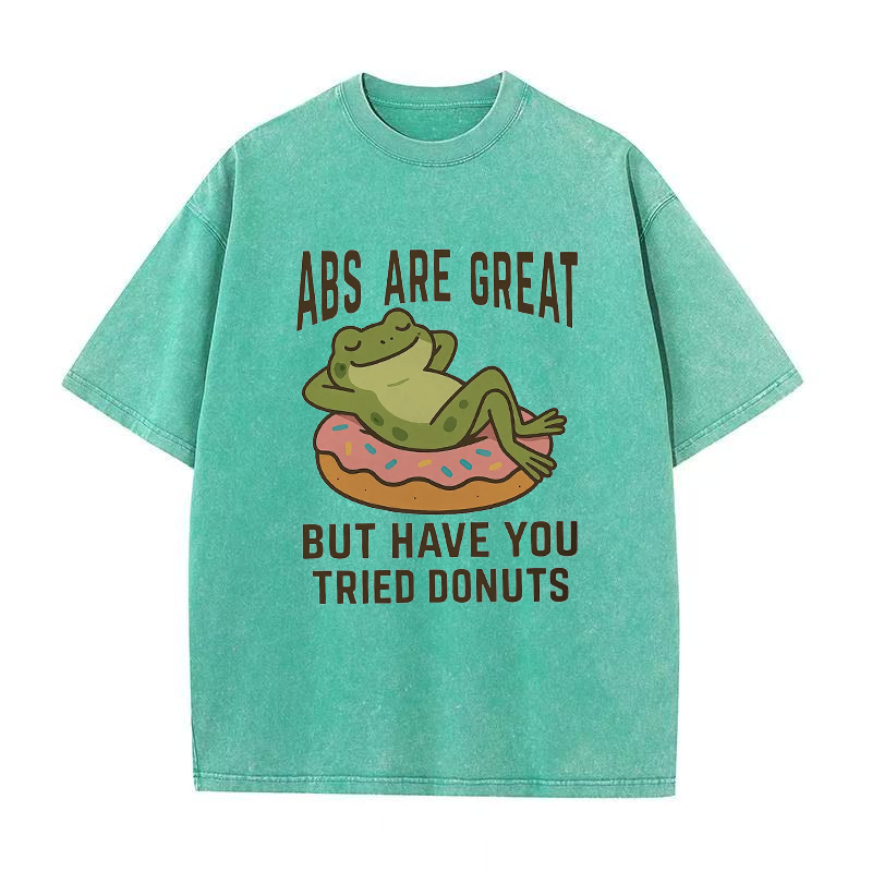 Funny Frog Donut Tee