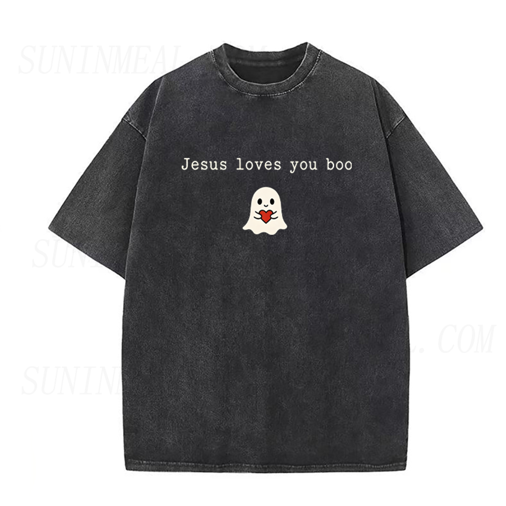 Jesus Loves You Boo Halloween Unisex Tee