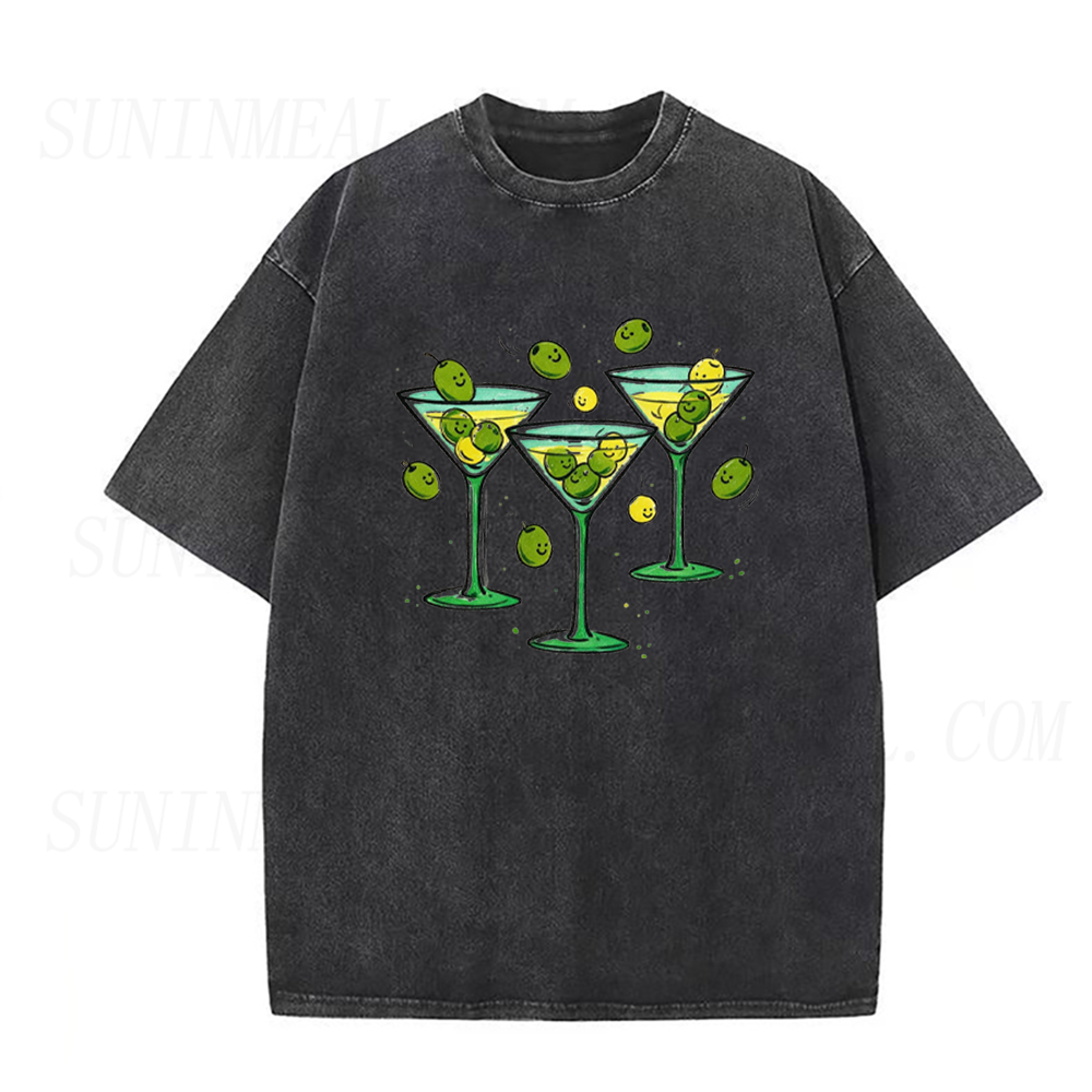 Happy Olive Martini Party Unisex Tee