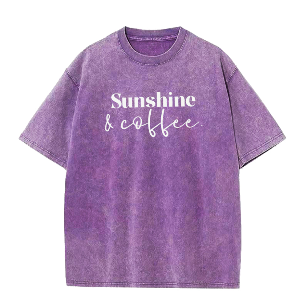 サンシャイン＆コーヒー ユニセックスTシャツ