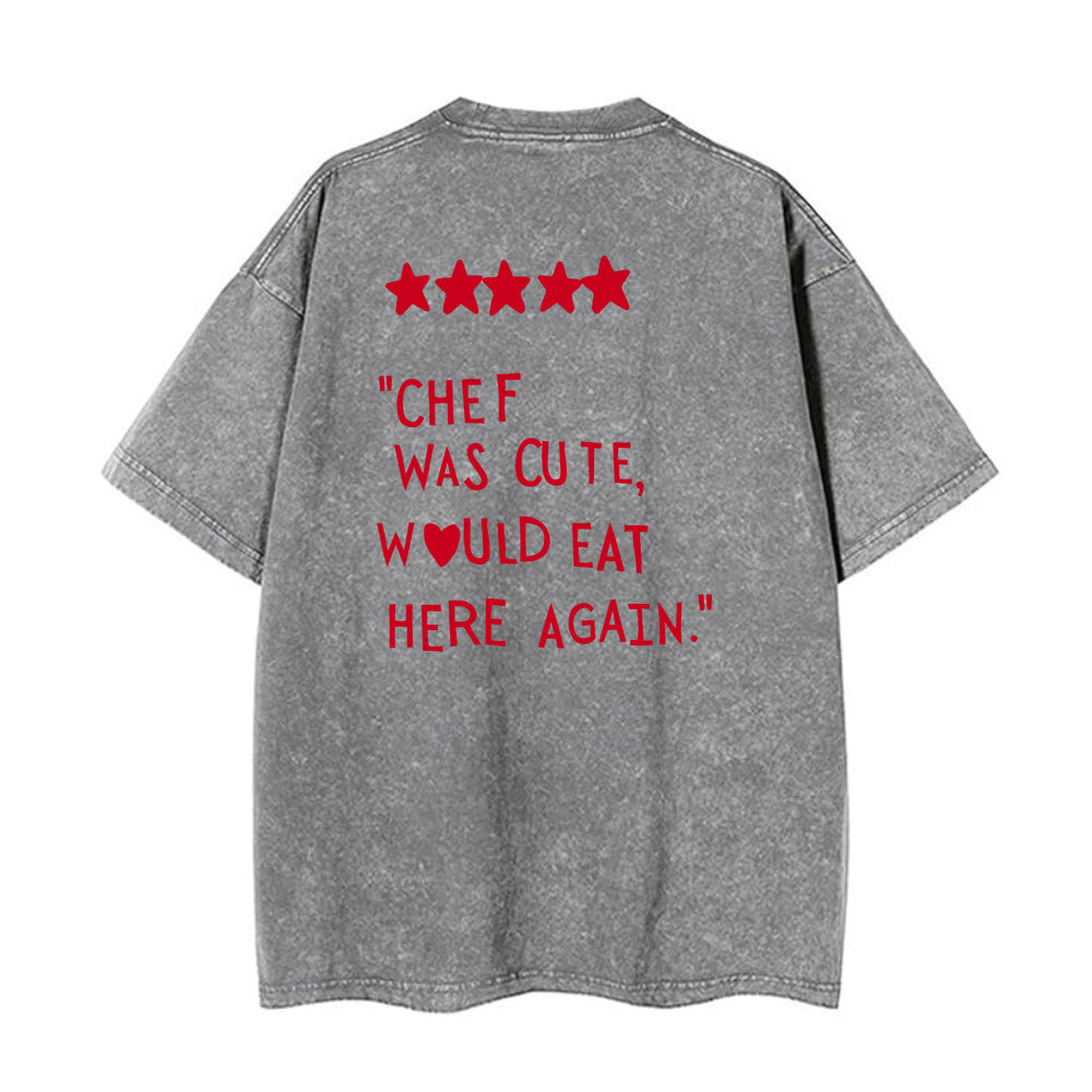 Chef was cute Unisex Tee