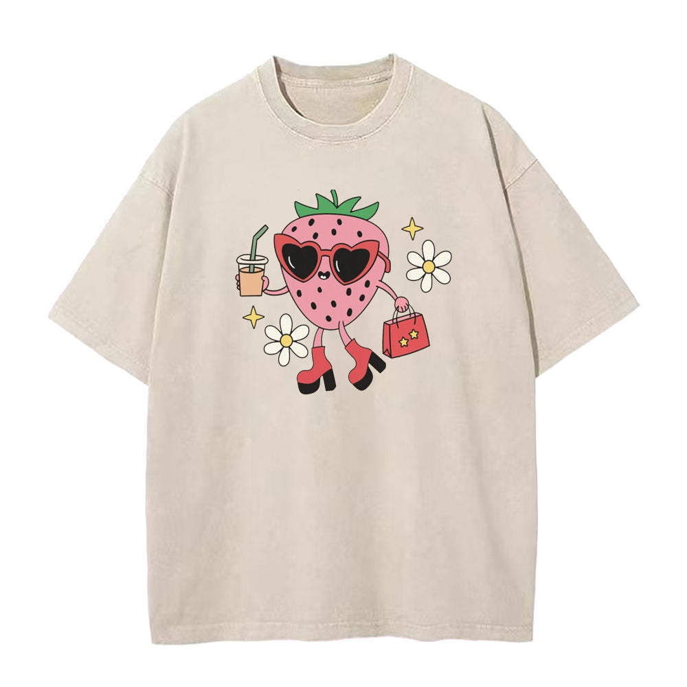 shopping Strawberry Unisex Tee