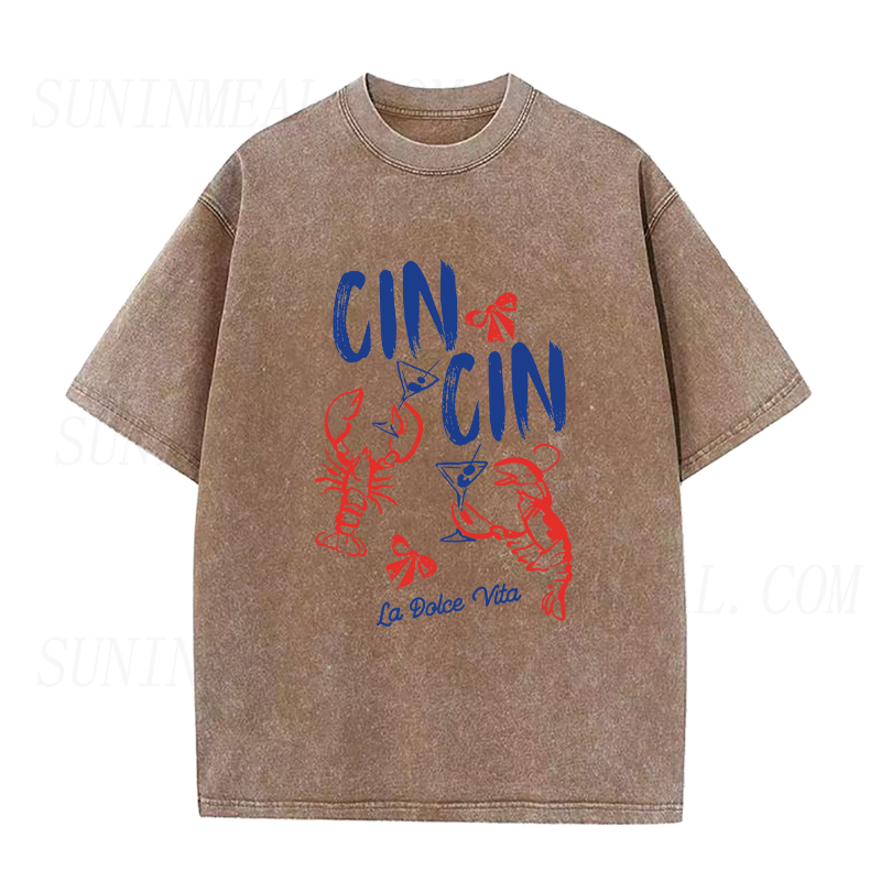 Cin Cin Lobster & La Dolce Vita Unisex Tee