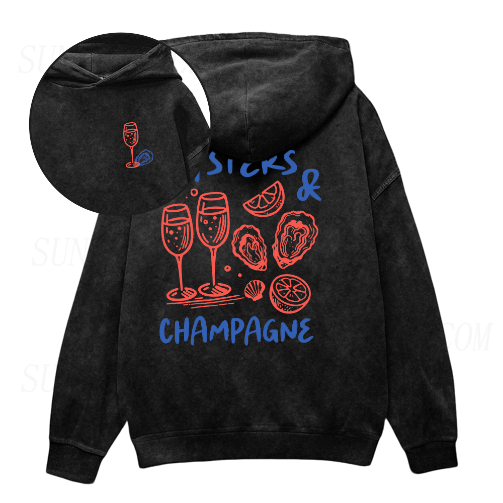 Oysters & Champagne Unisex Hoodie