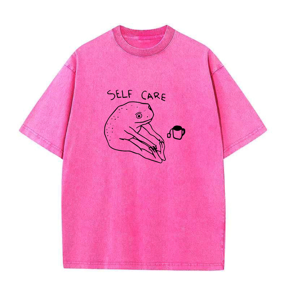 セルフケアフロッグユニセックスTシャツ