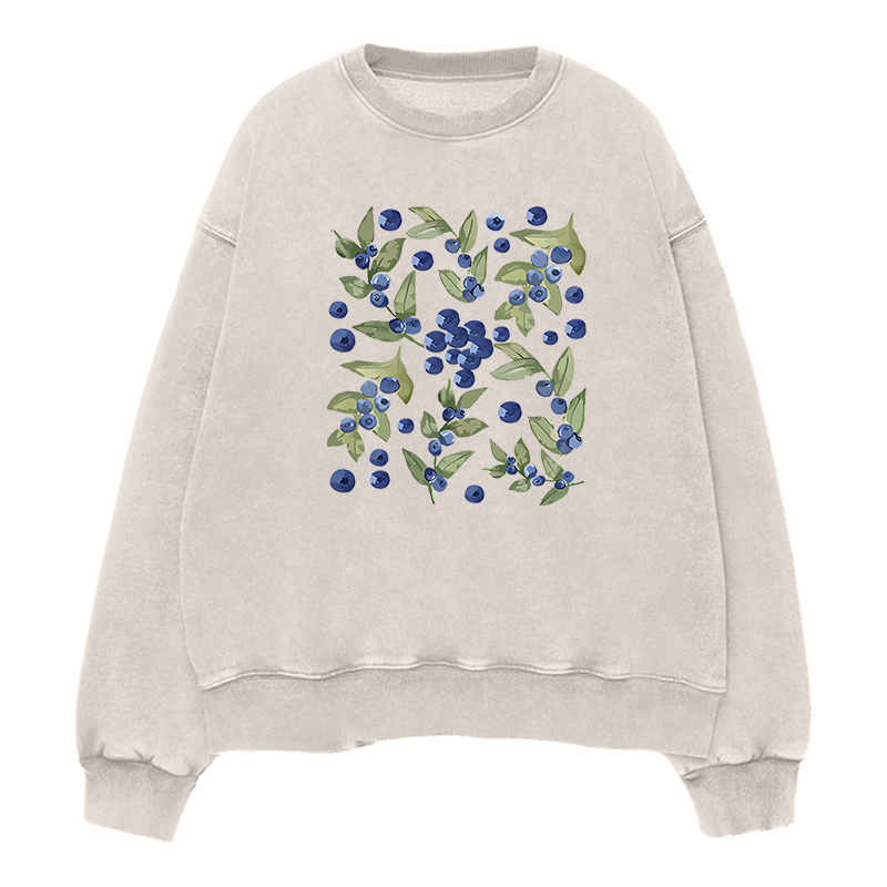 blueberry Summer fruits Unisex Crewneck Sweatshirt