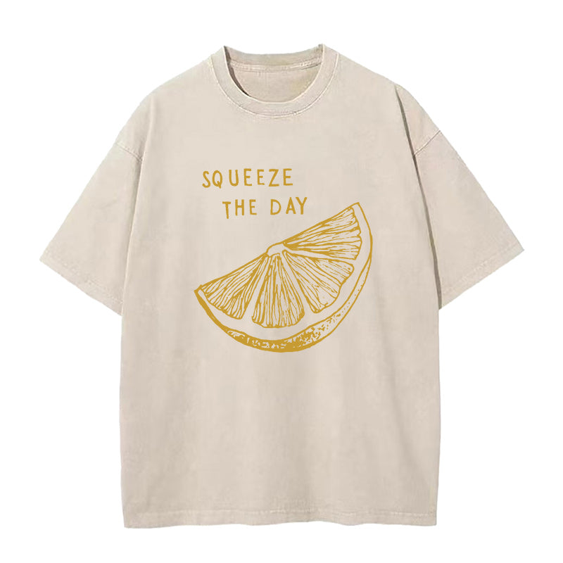 Squeeze the Day lemon Unisex Tee