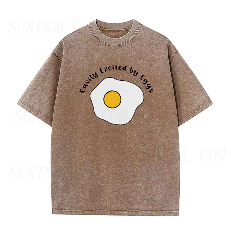 Easily Excited by Eggs Unisex Tee
