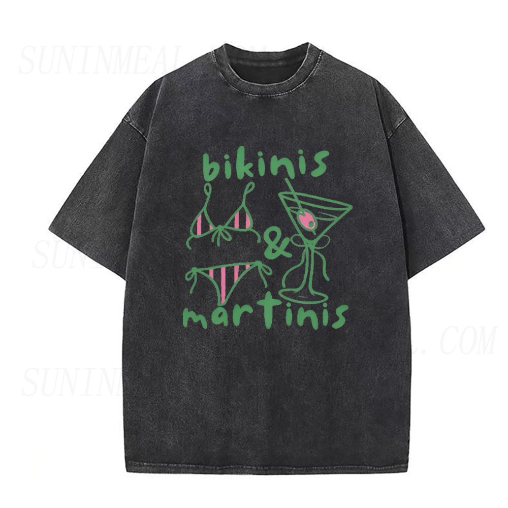 Bikinis and Martinis Unisex Tee