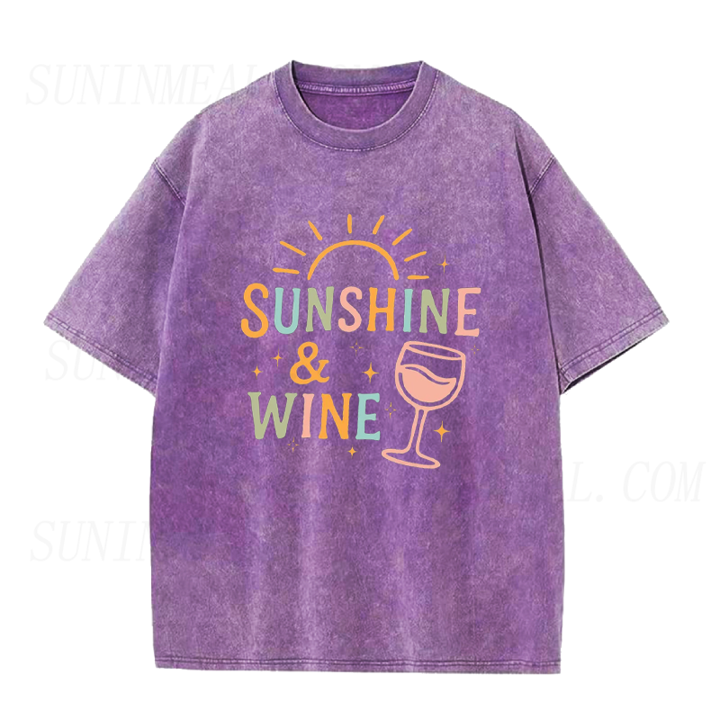 Summer Sunshine & Wine Unisex Tee