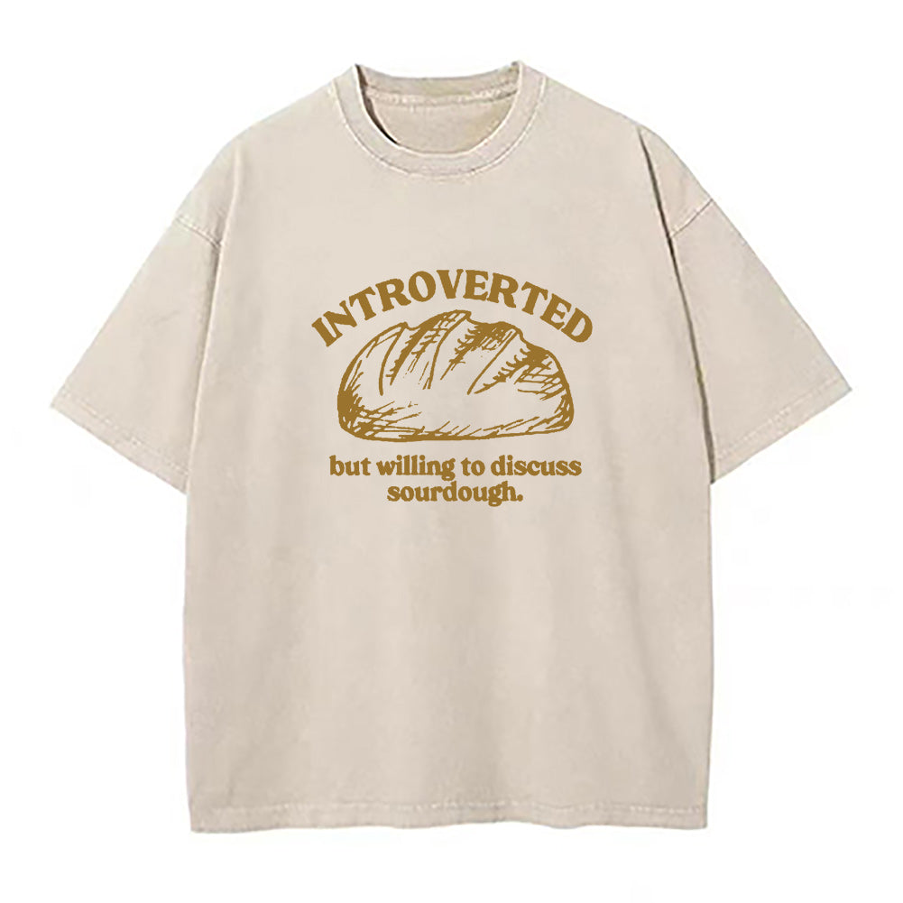 内向的だけど議論は好き サワードウ ユニセックス Tシャツ