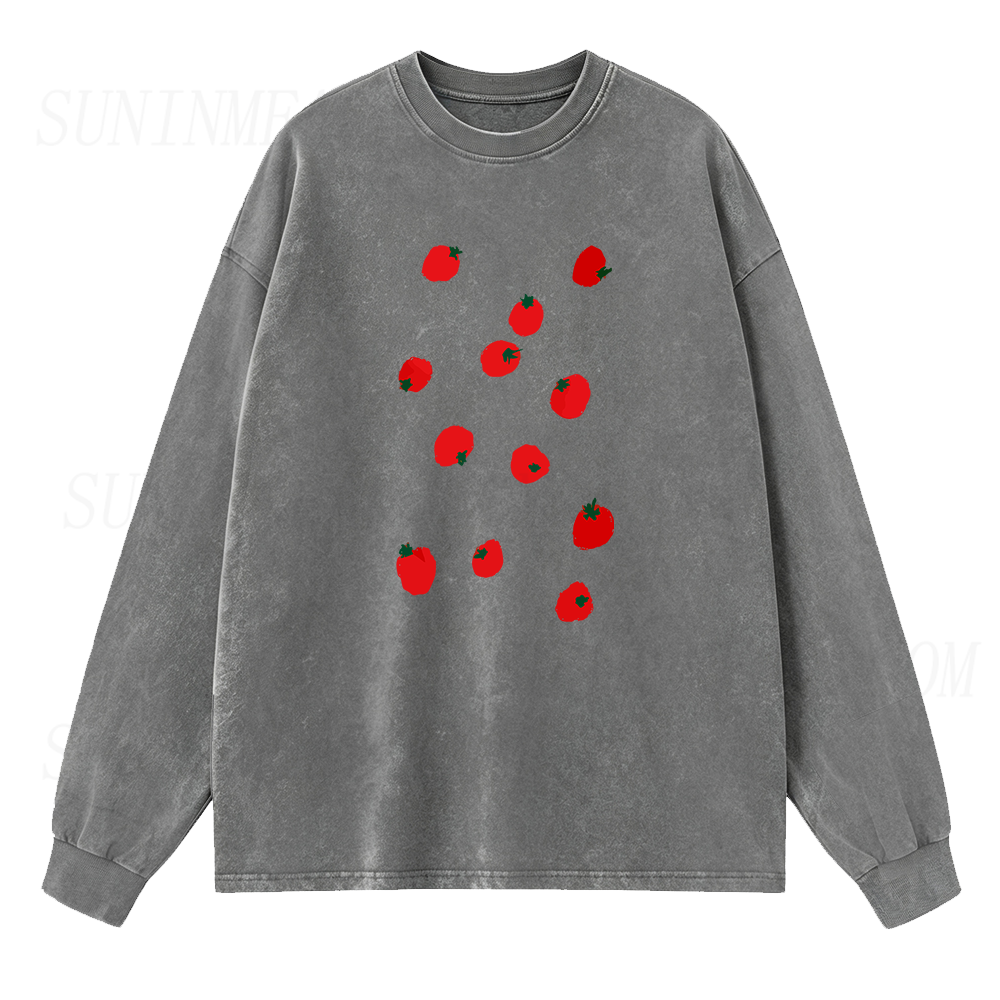 Tomato Long Sleeve Unisex Tee