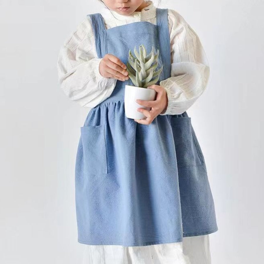 Cotton Cross Back Apron