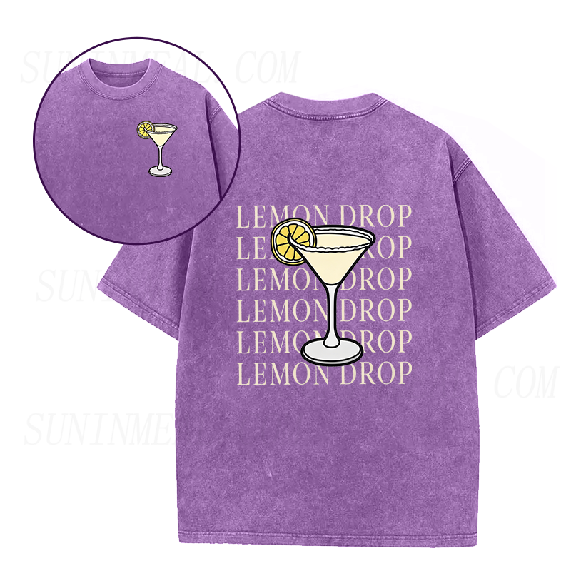 Lemon Drop Cocktail Unisex Tee