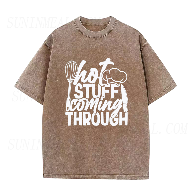 Hot Stuff Coming Through Unisex Tee