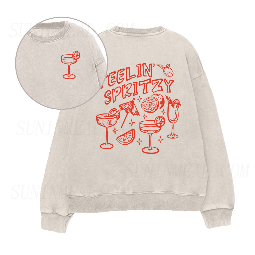 Feelin' Spritzy Unisex Crewneck Sweatshirt