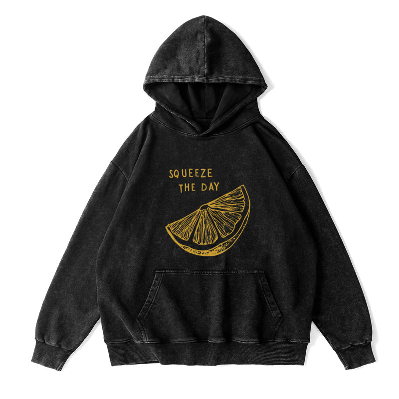 Squeeze the Day lemon Unisex Hoodie