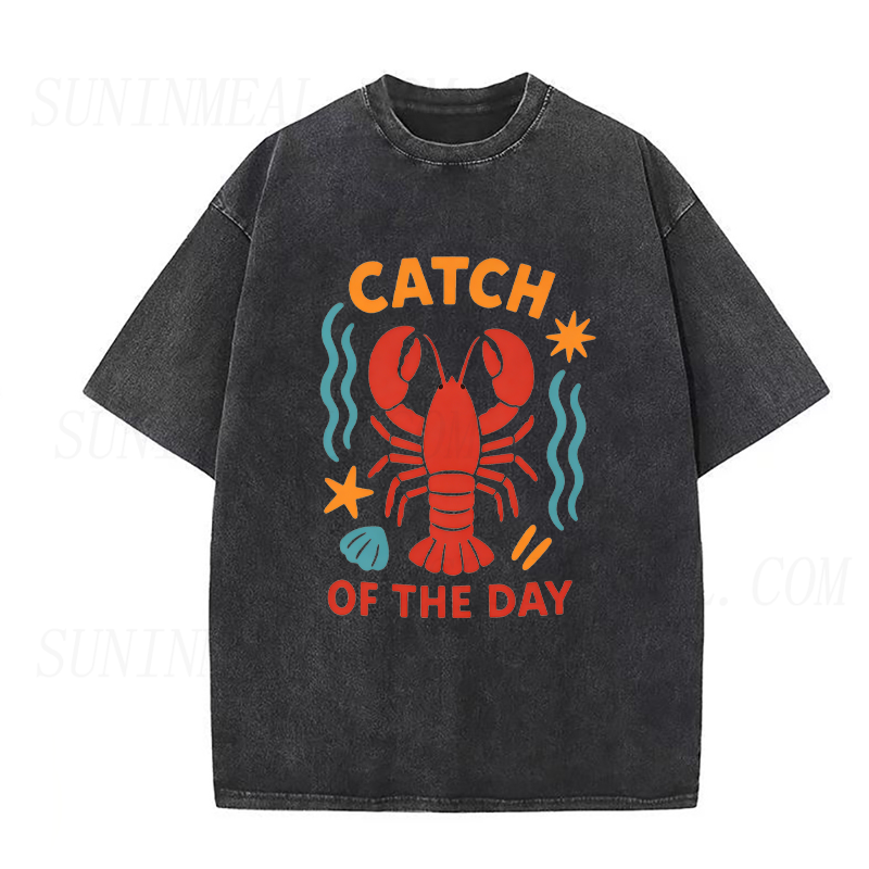 Lobster Waves & The Day’s Catch Unisex Tee