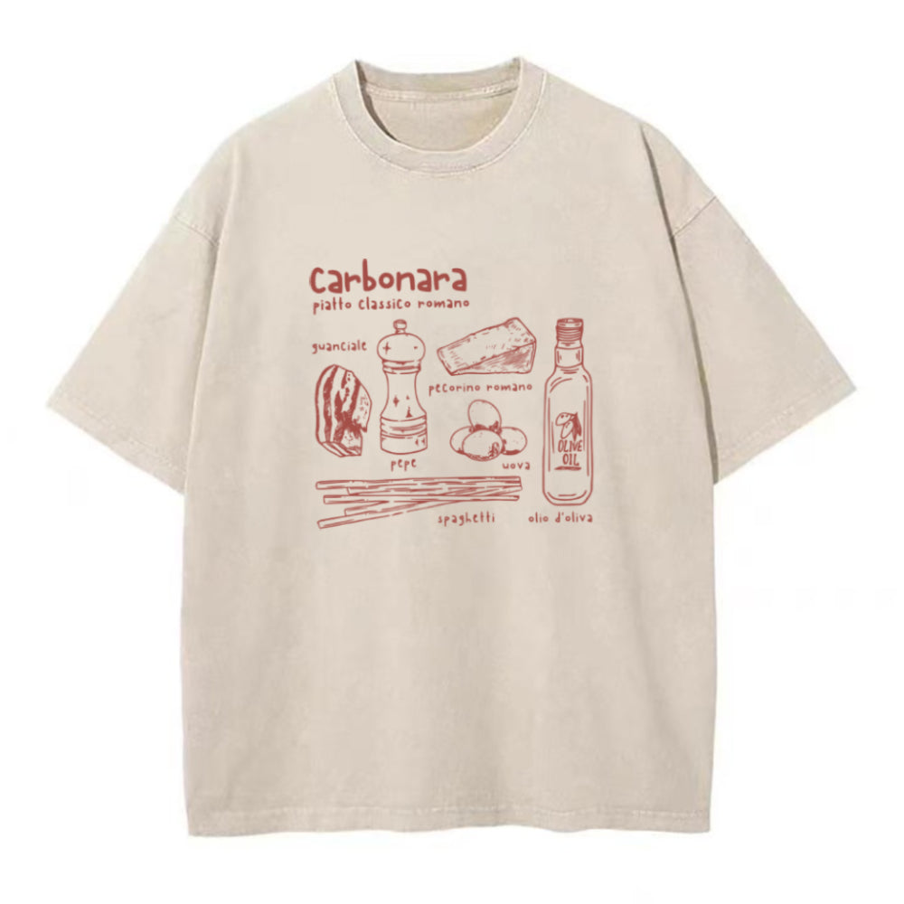 Carbonara Roma Pasta Unisex Tee