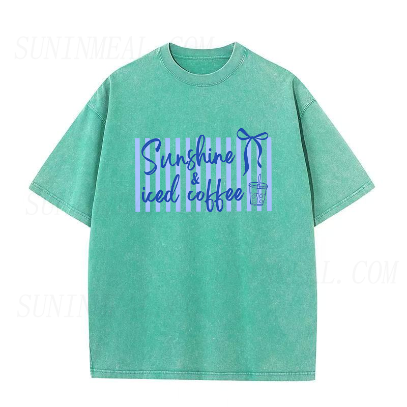 Sunshine & Iced Coffee Unisex Tee