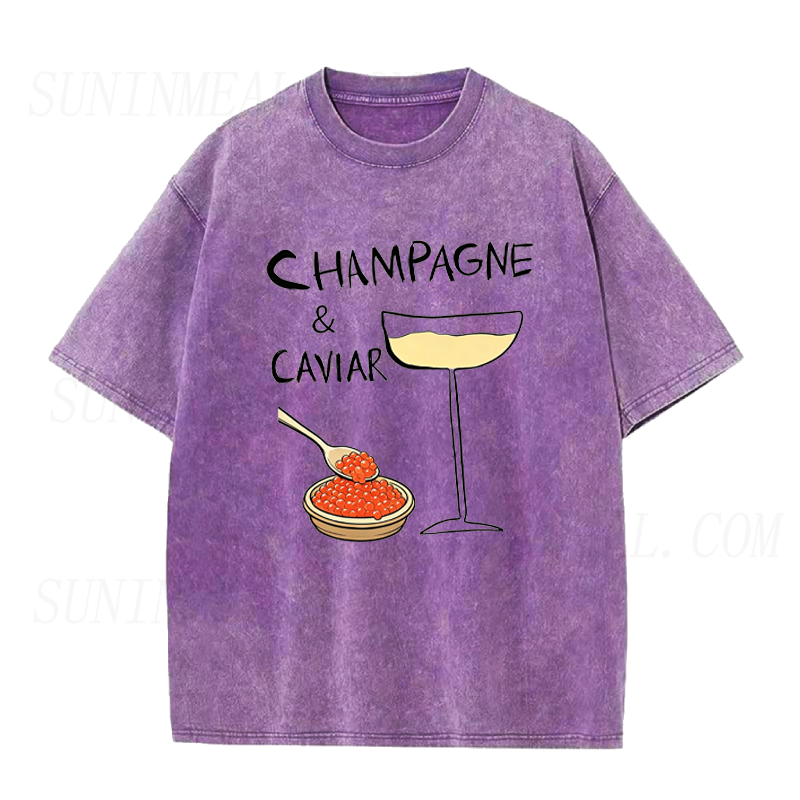 Champagne & Caviar Unisex Tee