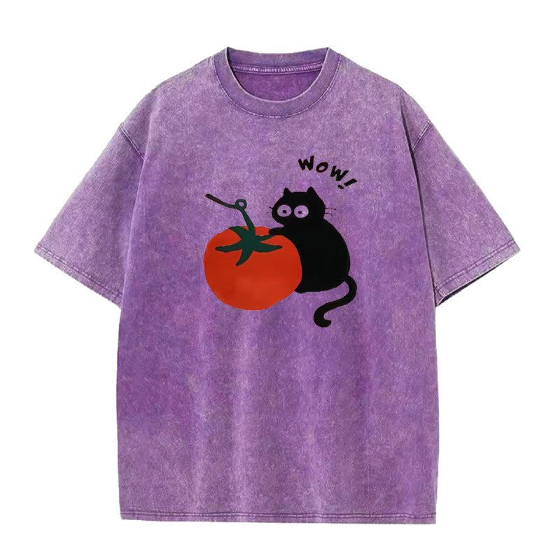 wow tomato cat Unisex Tee