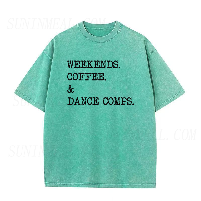 Weekends Coffee and Dance Comps Unisex Tee