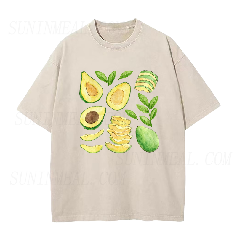Watercolor Avocado Unisex Tee