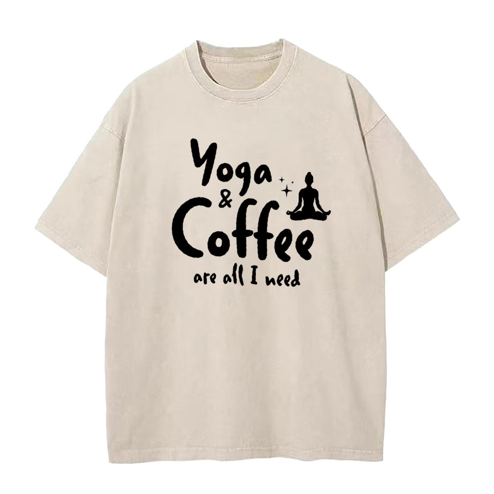 yoga&coffee are all I need Unisex Tee