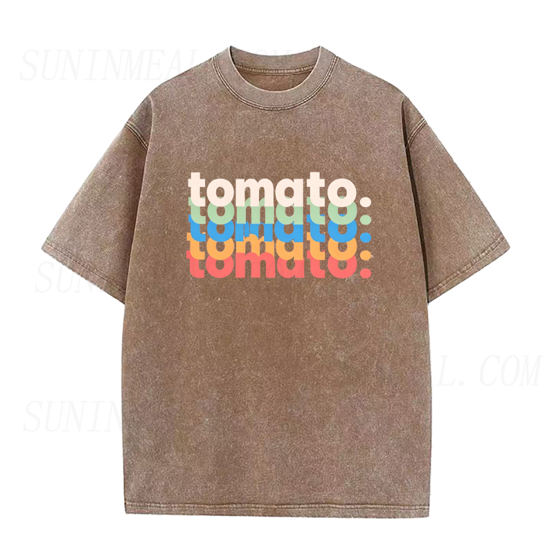 Retro Multi Color Tomato Unisex Tee