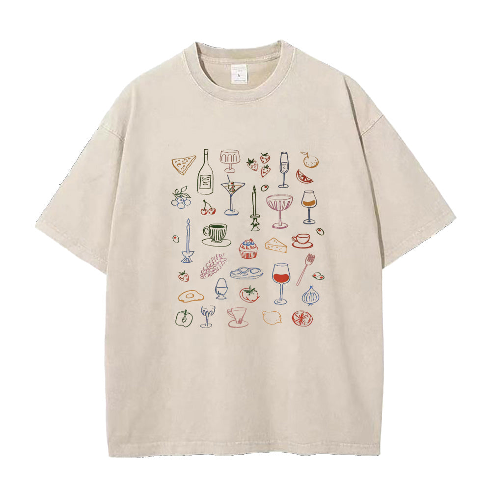 wine &food Unisex Tee