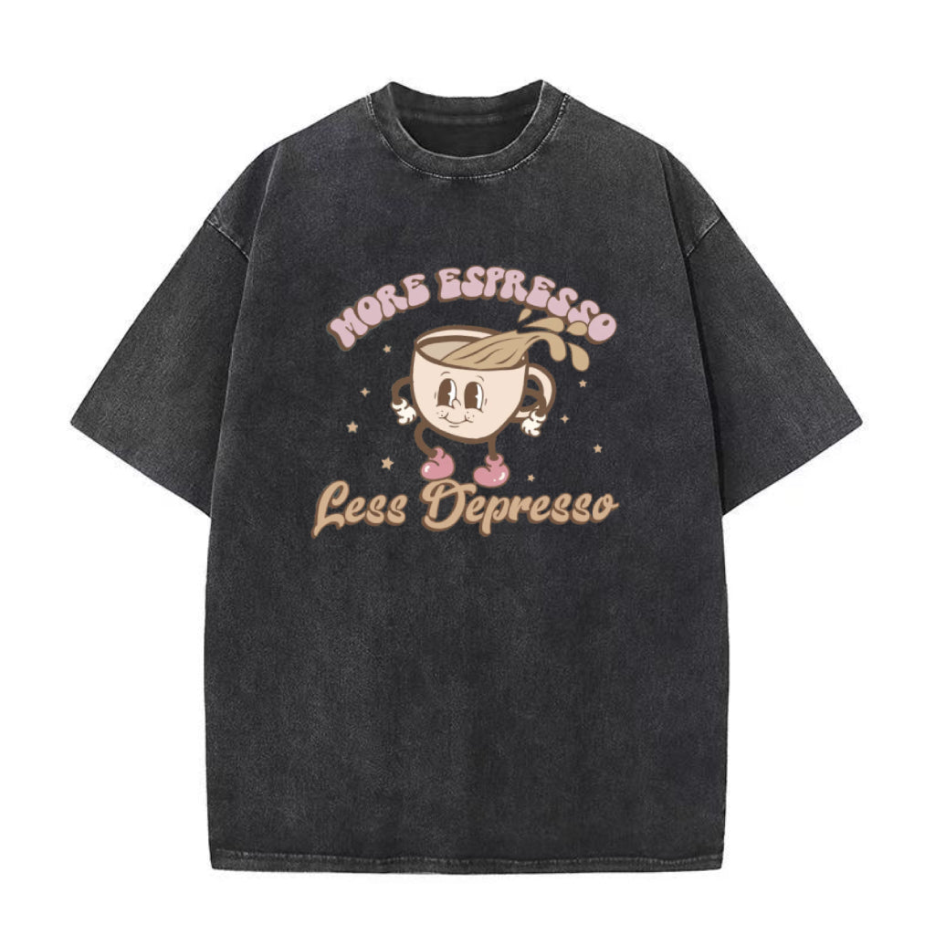 モア・エスプレッソ・レス・デプレッソ ユニセックスTシャツ