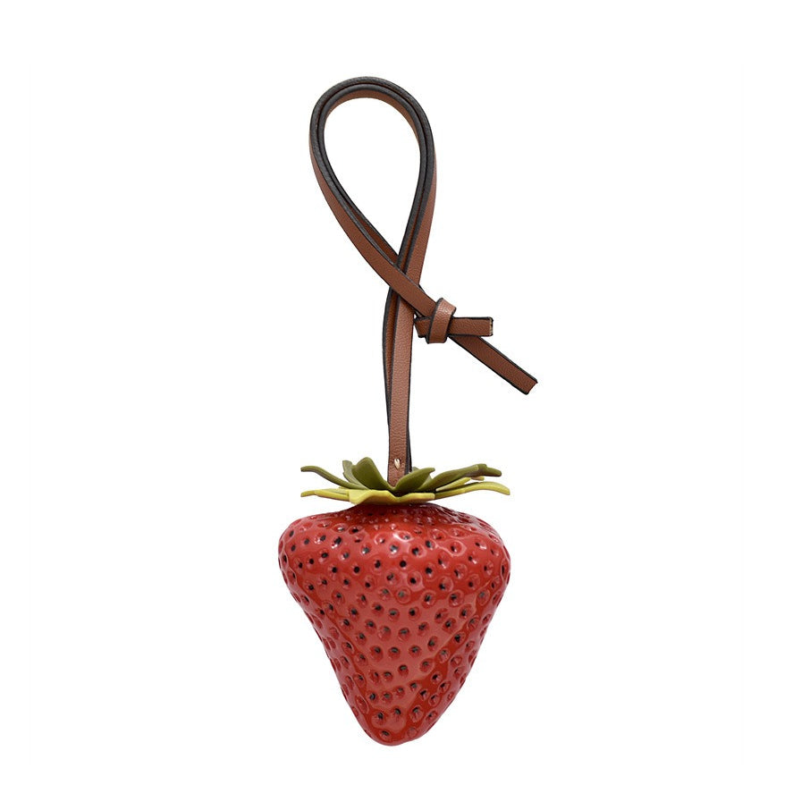Strawberry Bag Charm Keychain