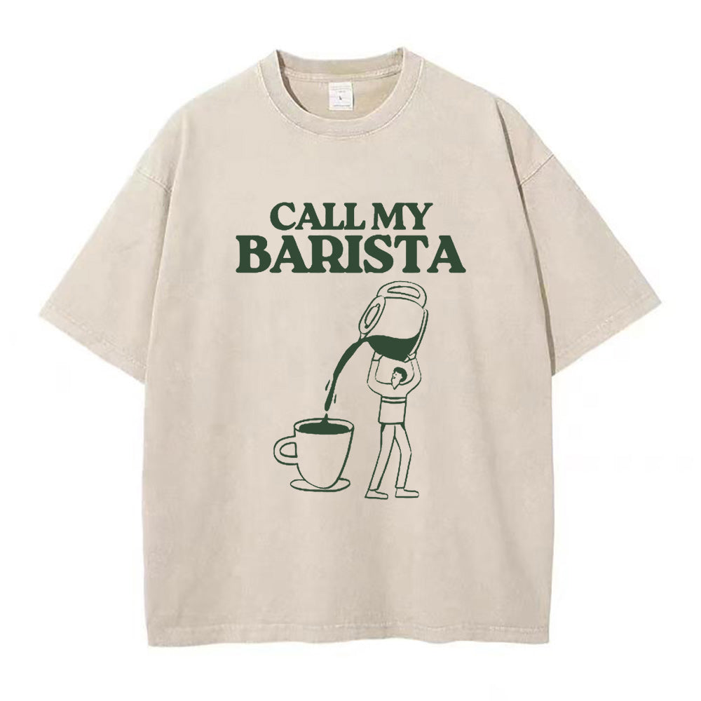 コール・マイ・バリスタ ユニセックスTシャツ