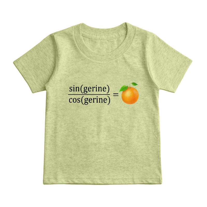 tan(gerine) math Kids T-Shirt